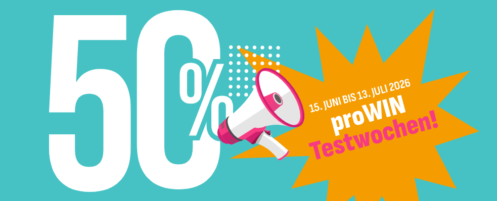 proWIN Testwochen !